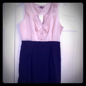 Black and pink dress